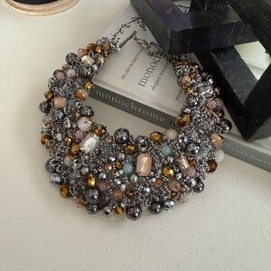 Elegant Multicolor Statement Necklace